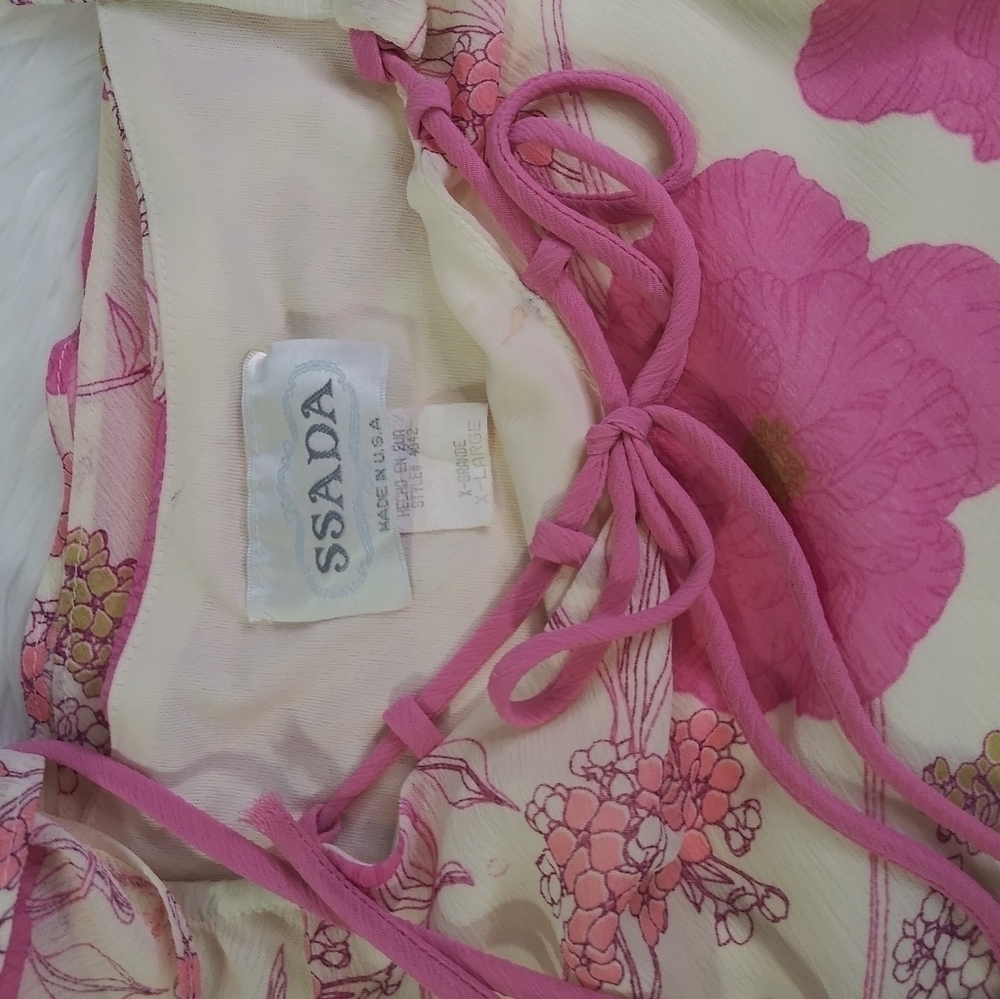 SSADA FASHION short sleve flowered casual … - Picture 10 of 11